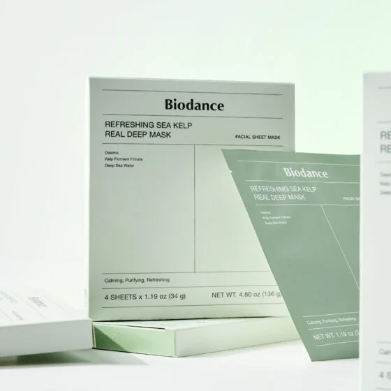 BIODANCE Refreshing Sea Kelp Real Deep Mask · 4 Sheets