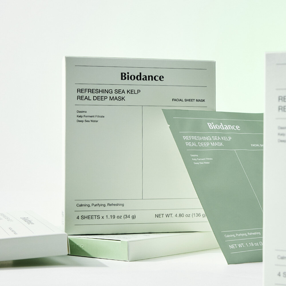 BIODANCE Refreshing Sea Kelp Real Deep Mask · 4 Sheets