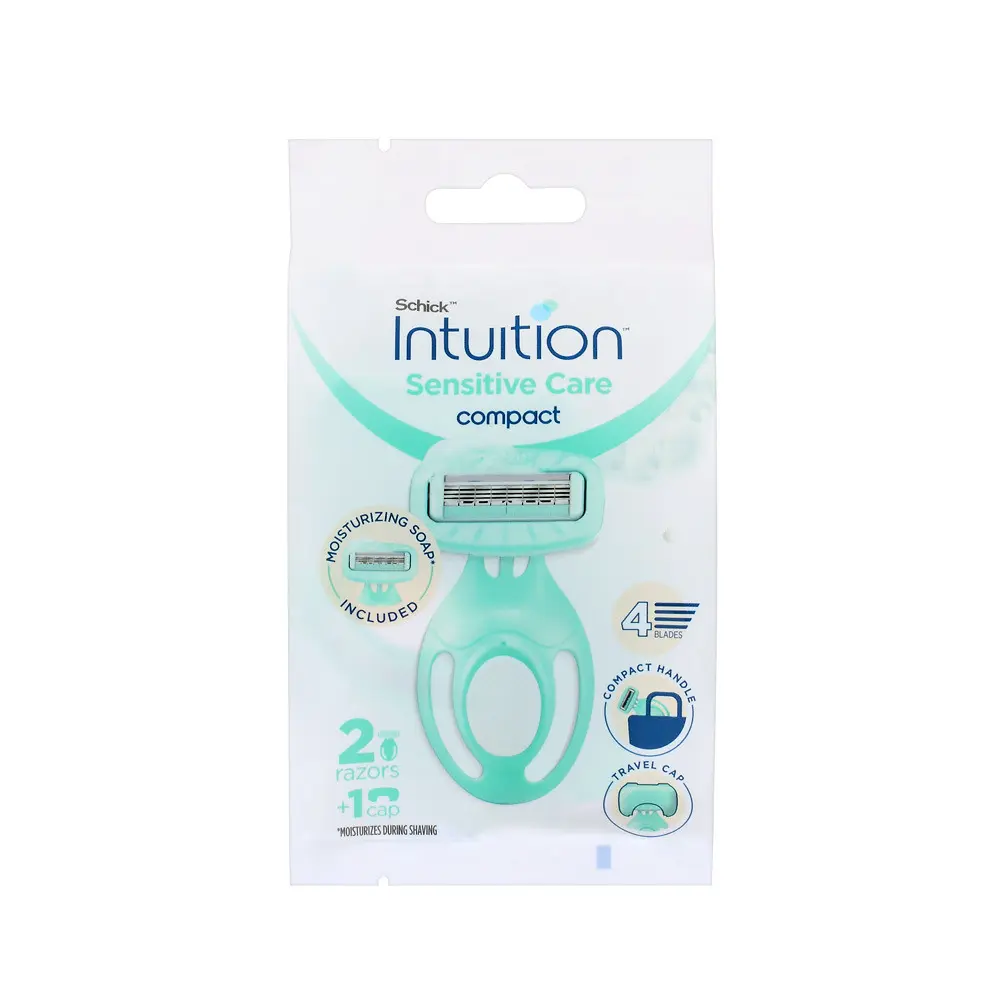 Schick Intuition Compact Portable Razor · 2 pack