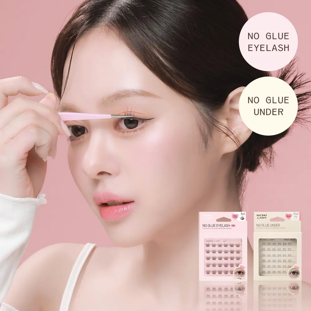 KKONGLASH No Glue Lashes · Short / Long / Mix / Under