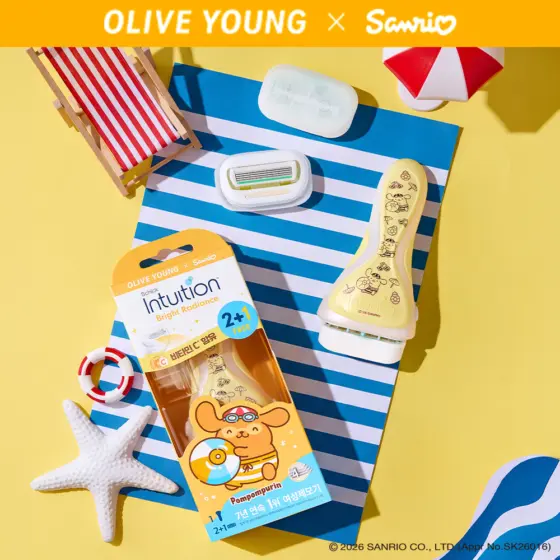 Schick Intuition Vitamin C Radiance · Pompompurin · Handle+2+1 blades